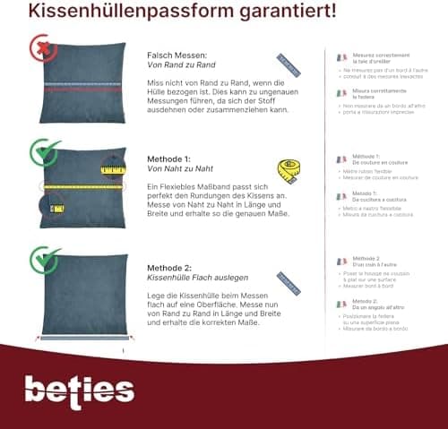 Beties „Publik“ Federkissen 2er Set -_waschbar -traditionell gefertigt -OEKO-TEX STANDARD 100
