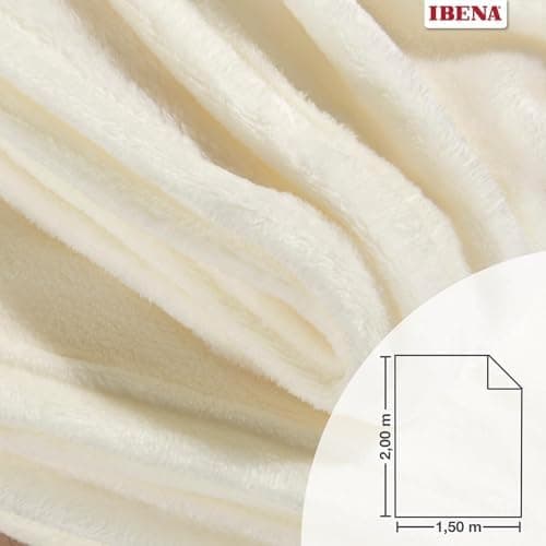 Ibena Kuscheldecke Olbia - flauschig, warm & waschbar, ideal für Kinder im Rose Farbton OEKO-TEX STANDARD 100  
Ibena Ku