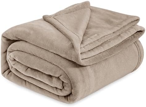 BEDSURE Wohndecke Warm Grau - Weich, Fleecedecke für Frauen, Couch Überwurf 150x200cm