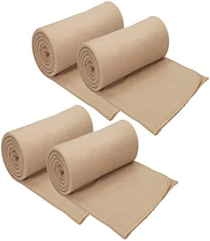 Betz Fleecedecke – weiche Wohndecke & Kuscheldecke – leicht, warm & pflegeleicht – Farbe Petrol 130x170 cm 180g/m²