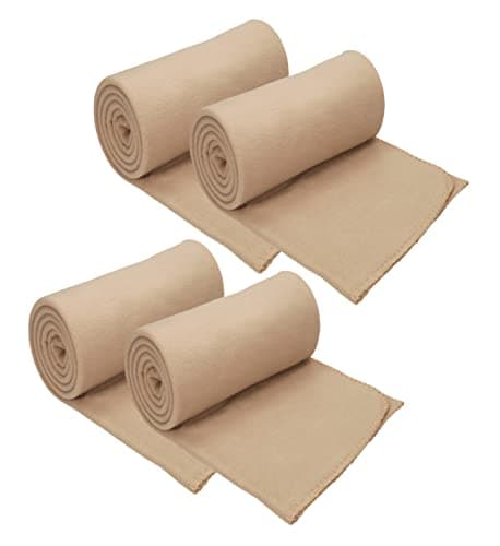 Betz Fleecedecke – weiche Wohndecke & Kuscheldecke – leicht, warm & pflegeleicht – Farbe Petrol 130x170 cm 180g/m²
