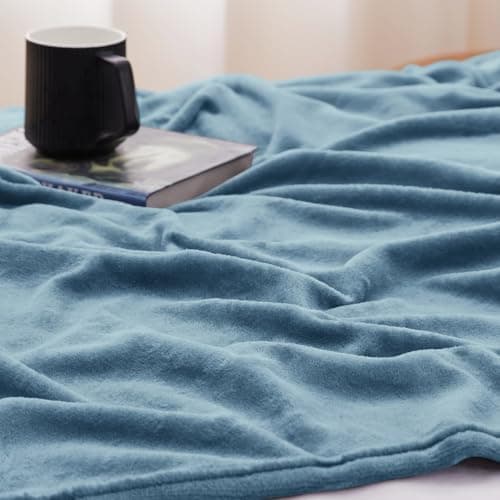 Kuscheldecke WAVVE Flauschig Warm - Sofadecke 150x200 cm Weich für Wohnraum Couchdecke GrauXL