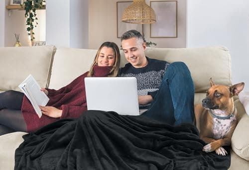 Utopia Bedding Kuscheldecke flauschig Warm für Winter und Sofa