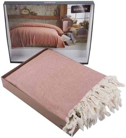 Mixibaby Tagesdecke Anthrazit 220x240 LuxTouch 100% Baumwolle
