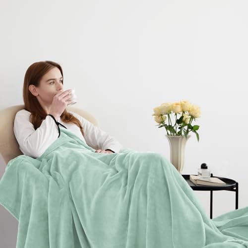 CozyLux Kuscheldecke Flauschig für 4 Jahreszeiten - Weich/Warm/Leicht - Sofa/Bett/Couch 150x200cm Grau
