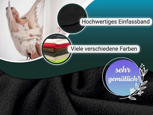 ZOLLNER Kuscheldecke in 130x170 cm - kuschelige und langlebige Fleecedecke - antistatisch und Oeko Tex® Zertifiziert