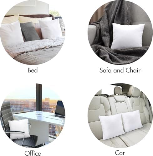 Utopia Bedding 2er Set Weiß - Innenkissen Füllkissen OEKO-TEX STANDARD 100