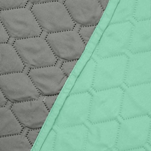 DecoKing Tagesdecke 260 x 280 Steel Silver Grey Dimgray Zweiseitig Pflegeleicht Axel