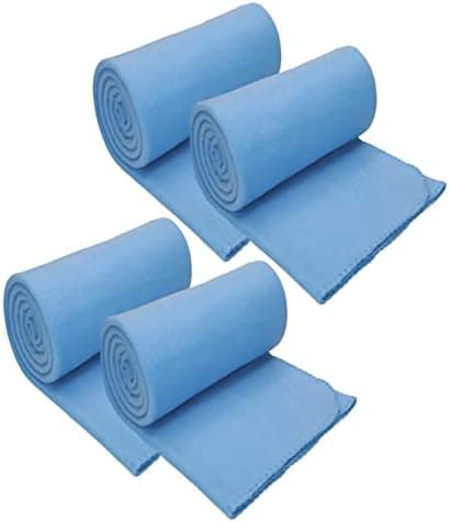 Betz Fleecedecke – weiche Wohndecke & Kuscheldecke – leicht, warm & pflegeleicht – Farbe Petrol 130x170 cm 180g/m²