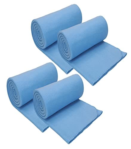 Betz Fleecedecke – weiche Wohndecke & Kuscheldecke – leicht, warm & pflegeleicht – Farbe Petrol 130x170 cm 180g/m²