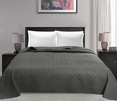WOLTU Tagesdecke 220x240 cm Steppdecke, Ultraschall genäht, woholiberaler und hautfreundlich, für Sofa und Bett, Global