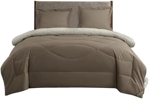 Oeko-TEX Zertifiziert_sleep komfortabel 4-jahreszeiten Bettdecke 135x200 Washbar Baumwolle & Mikrofaser Atmungsaktiv + K
