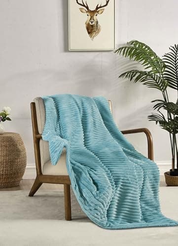 Miracle Home Wendbare Fleecedecke aus Mikrofaser, weich, warm und maschinenwaschbar, für den ganze Haushalt, 130 x 160 c