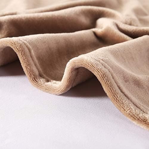 TASTHROW Weiche Fleecedecke für Wohnzimmer, Soft und Warm Tagesdecke, perfekt für Familie und Gäste (Rosa, 130x180cm)