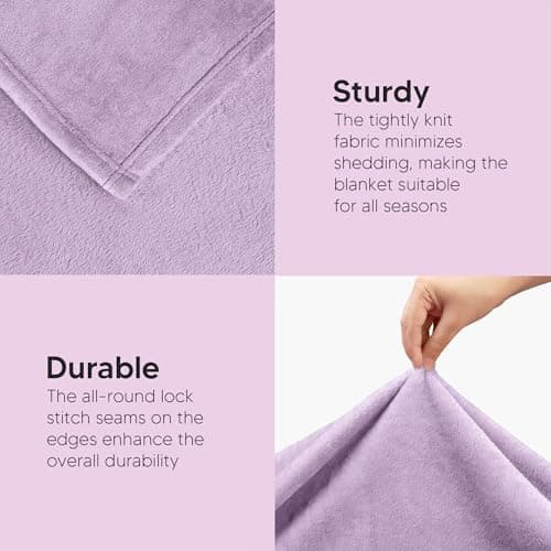 Utopia Bedding Kuscheldecke flauschig Warm für Winter und Sofa