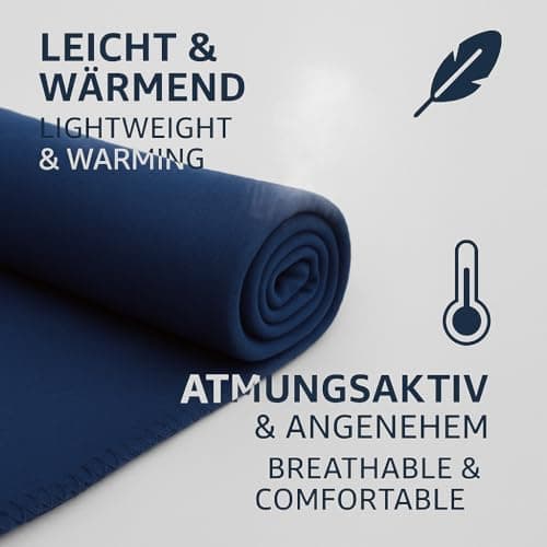 Betz Fleecedecke – weiche Wohndecke & Kuscheldecke – fürs Sofa & Bett – flauschig, leicht, wärmend & pflegeleicht – lila