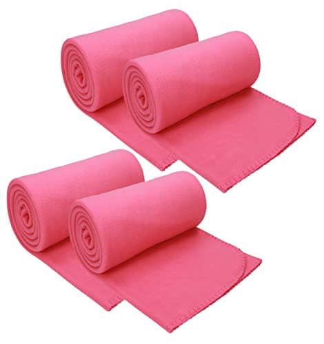 Betz Fleecedecke – weiche Wohndecke & Kuscheldecke – leicht, warm & pflegeleicht – Farbe Petrol 130x170 cm 180g/m²