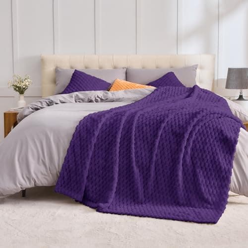 Vielit Ultraweiche Kuscheldecke Flauschig Rot – Warme & Gemütliche Couch & Sofadecke, Atmungsaktiv & Pflegeleicht, OEKO-