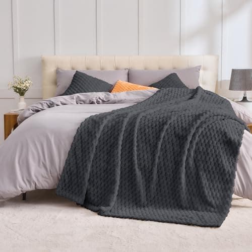 Vielit Ultraweiche Kuscheldecke Flauschig Rot – Warme & Gemütliche Couch & Sofadecke, Atmungsaktiv & Pflegeleicht, OEKO-