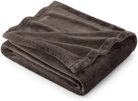 BEDSURE Wohndecke Warm Grau - Weich, Fleecedecke für Frauen, Couch Überwurf 150x200cm