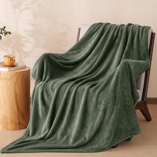 Oeko-Tex Weich Warm Kuscheldecke PHF Flauschig Fleecedecke 130x150cm - Beige, Couch, Sofa & Bett Überwurf