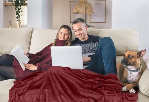 Utopia Bedding Kuscheldecke flauschig Warm für Winter und Sofa