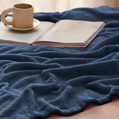 BEDSURE Wohndecke Warm Grau - Weich, Fleecedecke für Frauen, Couch Überwurf 150x200cm