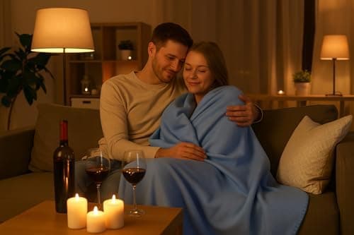 Betz Fleecedecke – weiche Wohndecke & Kuscheldecke – fürs Sofa & Bett – flauschig, leicht, wärmend & pflegeleicht – lila