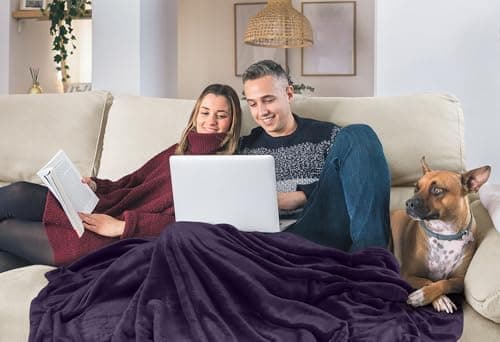 Utopia Bedding Kuscheldecke flauschig Warm für Winter und Sofa