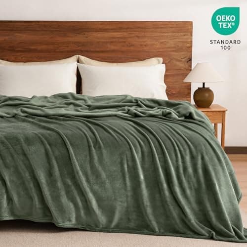 Oeko-Tex Weich Warm Kuscheldecke PHF Flauschig Fleecedecke 130x150cm - Beige, Couch, Sofa & Bett Überwurf
