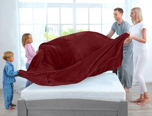 Utopia Bedding Kuscheldecke flauschig Warm für Winter und Sofa