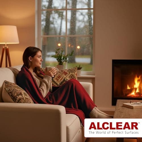 ALCLEAR Schokobraun Fleecedecken 130x160 cm, über 200 g/m2, SOFAGEDECKE DECKE Wohndecke Picknickdecke OEKO-TEX