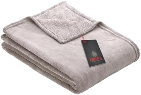 Ibena Kuscheldecke Olbia - flauschig, warm & waschbar, ideal für Kinder im Rose Farbton OEKO-TEX STANDARD 100  
Ibena Ku