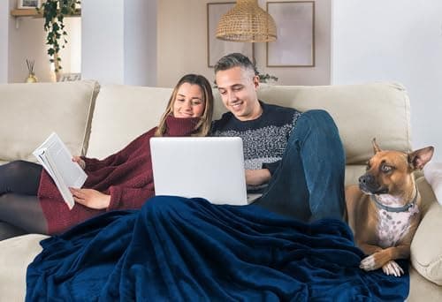 Utopia Bedding Kuscheldecke flauschig Warm für Winter und Sofa