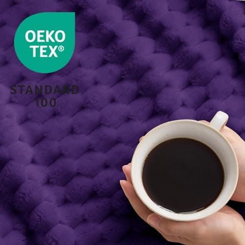 Vielit Ultraweiche Kuscheldecke Flauschig Rot – Warme & Gemütliche Couch & Sofadecke, Atmungsaktiv & Pflegeleicht, OEKO-