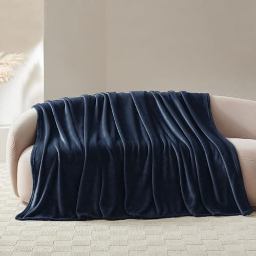 Kuscheldecke WAVVE Flauschig Warm - Sofadecke 150x200 cm Weich für Wohnraum Couchdecke GrauXL