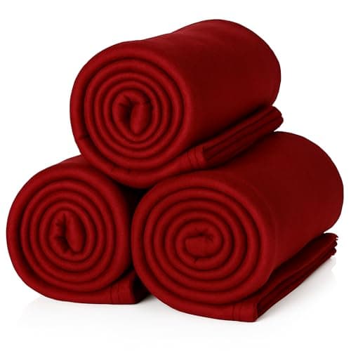 ALCLEAR Schokobraun Fleecedecken 130x160 cm, über 200 g/m2, SOFAGEDECKE DECKE Wohndecke Picknickdecke OEKO-TEX