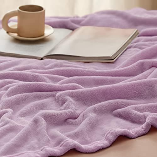 BEDSURE Wohndecke Warm Grau - Weich, Fleecedecke für Frauen, Couch Überwurf 150x200cm