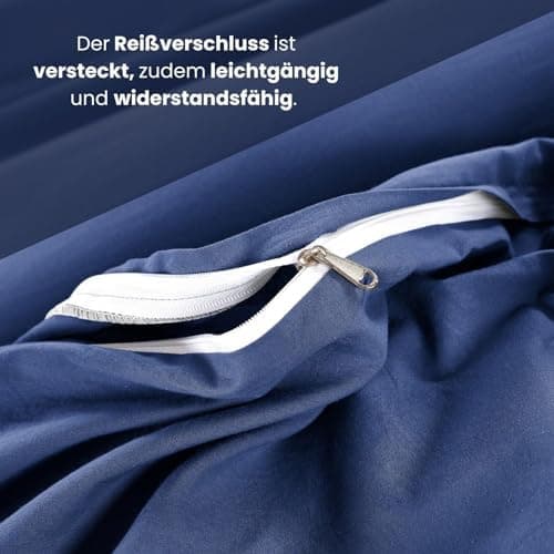 Wometo Bettwäsche Renforce Stone-Washed - Curry Gelb 100% Baumwolle OEKO-TEX Weich Modern Used-Look Leinen-Optik OEKO-TE