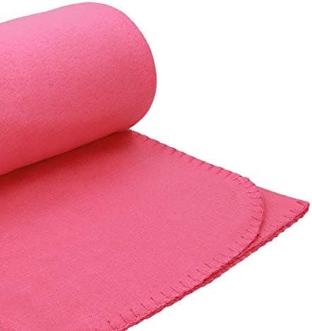 Betz Fleecedecke – weiche Wohndecke & Kuscheldecke – leicht, warm & pflegeleicht – Farbe Petrol 130x170 cm 180g/m²