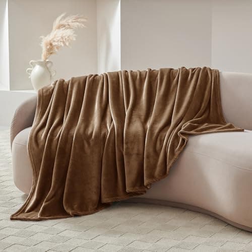 Kuscheldecke WAVVE Flauschig Warm - Sofadecke 150x200 cm Weich für Wohnraum Couchdecke GrauXL