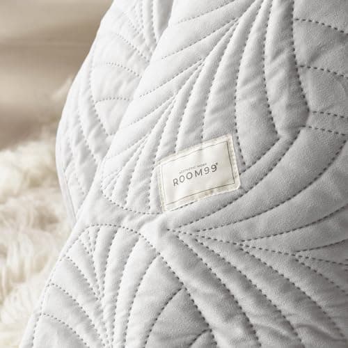 ROOM99 Elegante Tagesdecke Puderrosa, ideal für Bett und Sofa - Vielseitige Steppdecke 170 x 210 cm, OEKO-TEX STANDARDS