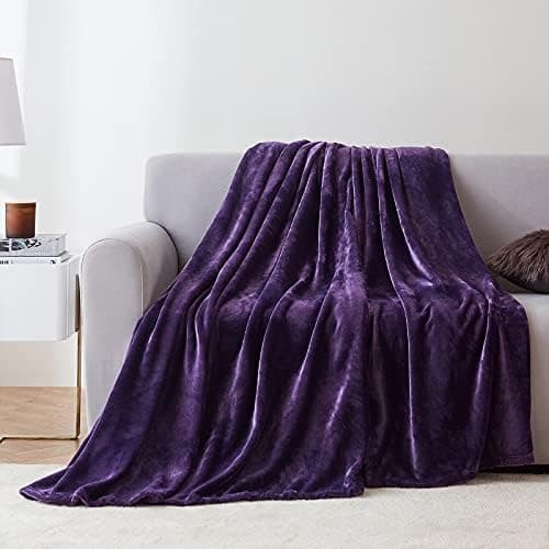 EHEYCIGA Flauschig weiche Kuscheldecke Grau 130x165 für Wohnzimmer und Sofa OEKO-TEX
| EHEYCIGA weiche warme Fleecedeck