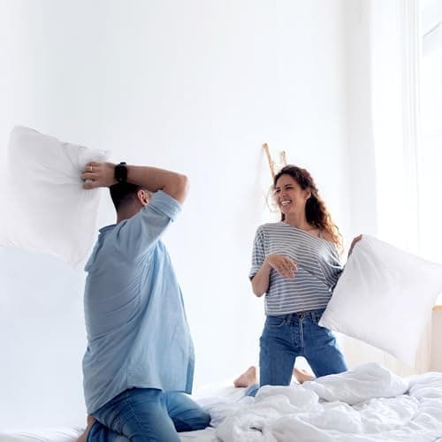 Utopia Bedding 2er Set Weiß - Innenkissen Füllkissen OEKO-TEX STANDARD 100