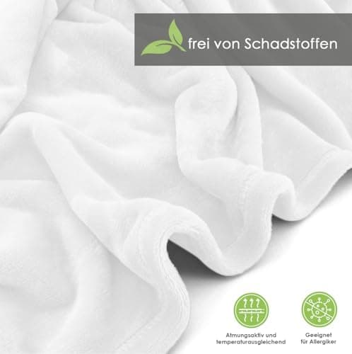 Heimtexland Kuscheldecke flauschig Oekotex warm Super Soft Decke 130x170 cm Bordeaux weinrot