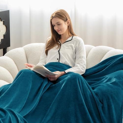 Kuscheldecke WAVVE Flauschig Warm - Sofadecke 150x200 cm Weich für Wohnraum Couchdecke GrauXL
