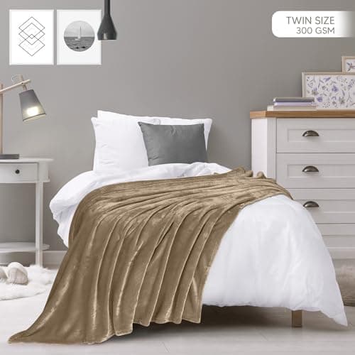 Utopia Bedding Kuscheldecke flauschig Warm für Winter und Sofa