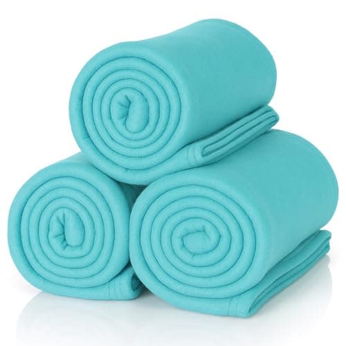 ALCLEAR Schokobraun Fleecedecken 130x160 cm, über 200 g/m2, SOFAGEDECKE DECKE Wohndecke Picknickdecke OEKO-TEX