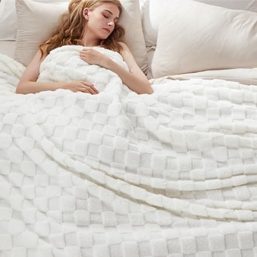 BEDSURE Kuscheldecke Flauschig - Weiche Warme für Zimmer Deko, Wohn- & Kuscheldecken, Hellbraun, 130 x 170 cm OEKO-TEX S