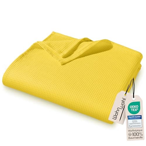 Tagesdecke Grau 100% Baumwolle Pflegeleicht Sommerdecke